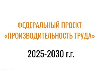 С 1 января 2025 года стартовала реализация нового федерального проекта “Производительность труда”